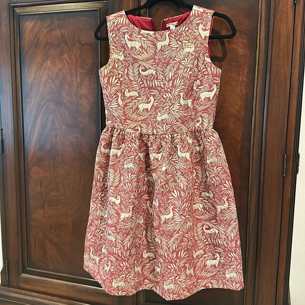 J crew girls holiday dress